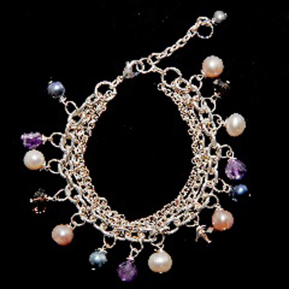 Aurora Bracelet Silver Plate