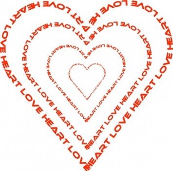 Heart Outline Clip Art N5