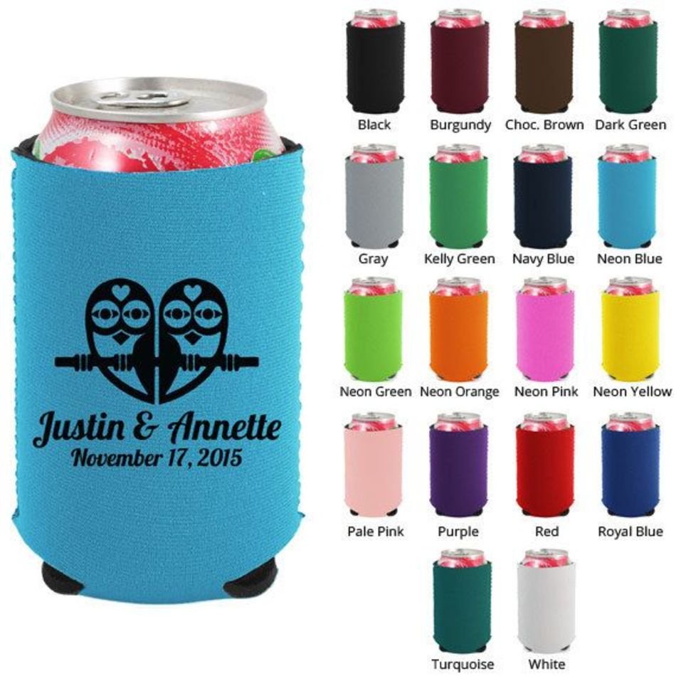 Personalized Wedding Koozies N7