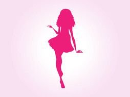 Cute Fashion Girl drawing
