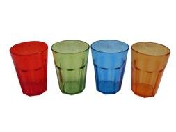 colorful glasses for water