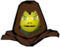 Hooded Cartoon Character SVG Vector Clip Art Svg