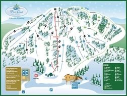 Massanutten Ski Trail Map drawing