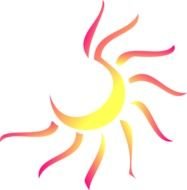 Sun Logo Clip Art N12