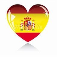 Spanish Flag Cartoon Clip Art