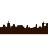 Chicago City Skyline Clip Art