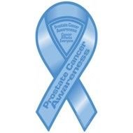 Prostate Cancer Ribbon Car Magnet