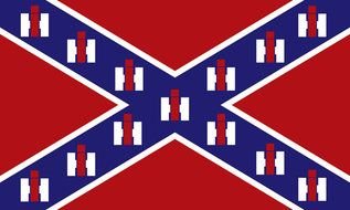 Drawing Rebel Confederate Flag drawing