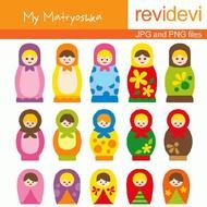Matryoshka Doll Clip Art N8