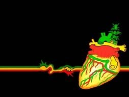 Cool Rasta drawing