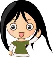 Cartoon Girl Clip Art N41