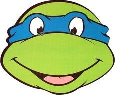 Michelangelo painted head