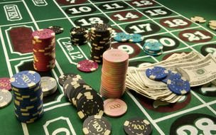Playing in the casino