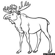Moose Clip Art Black And White N10