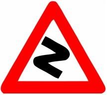 Winding Road Sign N7