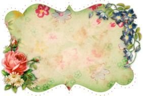 Vintage Borders And Frames flowers drawing