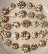 Bracelets Made From Vintage Earrings