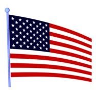 American Flag Clip Art N223