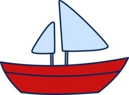 Clip art of sailboat