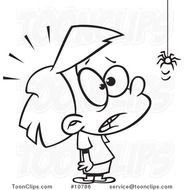 Afraid Cartoon