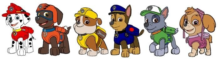 PAW Patrol dog drawing