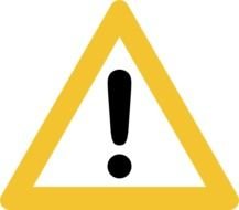 Caution Sign Clip Art N41