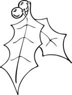 Christmas flower Coloring Pages drawing