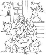 Jesus Nativity Coloring Pages N2