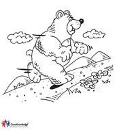 Little Miss Muffet Coloring Page N2