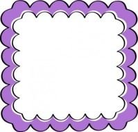 Purple and white Frame, Border