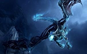 Ice Dragon drawing
