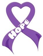 Pancreatic Cancer Ribbon Hope