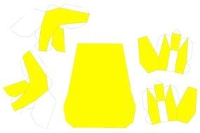 Pikachu, PokÃ©mon, yellow cutout