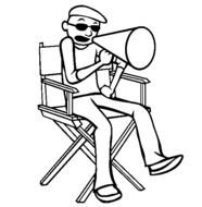 Movie Director Coloring Page