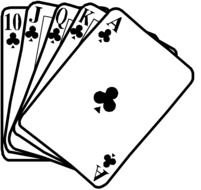 Poker Cards drawing