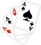 Ace Playing Card Clip Art N10