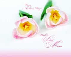 Colorful postcard for Happy Mother's Day clipart
