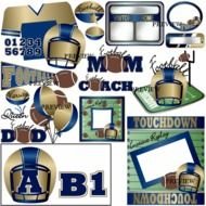 Football Tailgate Party Clip Art N12