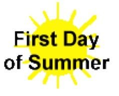 First Day Of Summer Clip Art N4