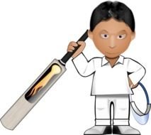 Cartoon Cricket Clip Art N34