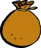 Brown Bag Lunch Clip Art N21