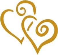 Gold Heart Clip Art N23