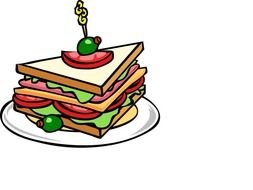 Picnic Table Clip Art Food N2