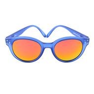 blue glasses with yellow glasses