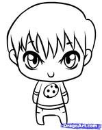 Little Boy Drawing N2