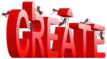 great red text drawing