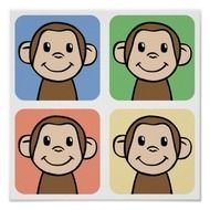Birthday Cartoon Monkey Clip Art N2