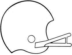 Pittsburgh Steelers Football Helmet Drawing