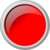Red Push Button Clip Art N5