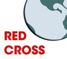 red cross text drawing
